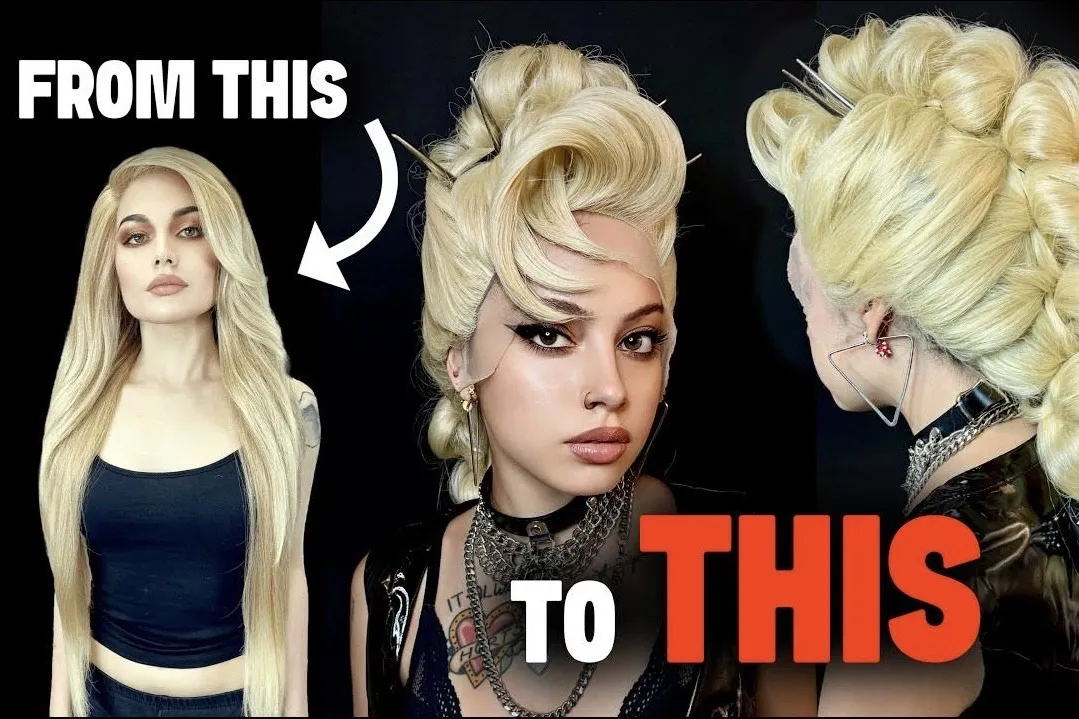 Glam Punk Wig Styling Tutorial
